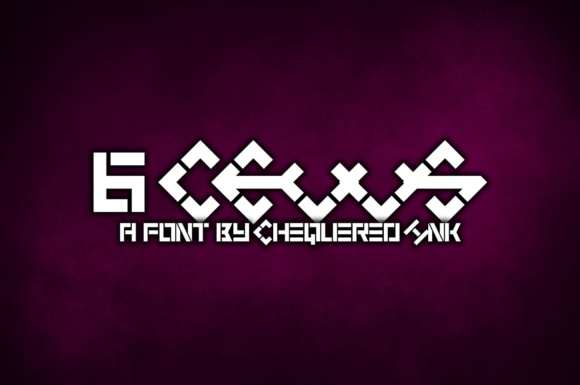 6 Cells: A Bold Display Font for Marketers