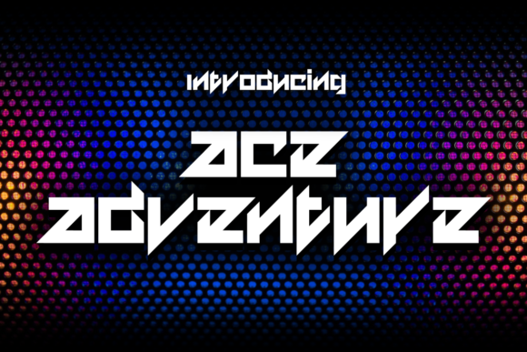 Ace Adventure: A Bold Display Typeface for Editors