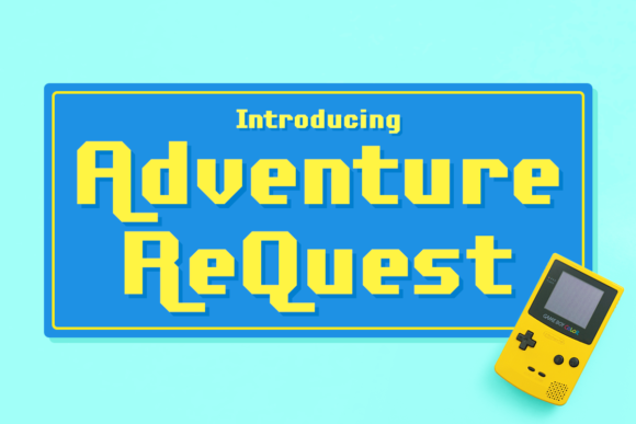 Adventure ReQuest: A Playful Display Font for Web Design