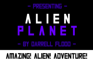 Alien Planet: A Bold Display Font for Futuristic Editorial Design