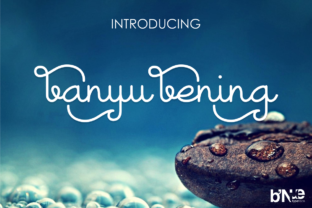 Banyu Bening: A Handcrafted Typeface for Bold Marketing Visuals
