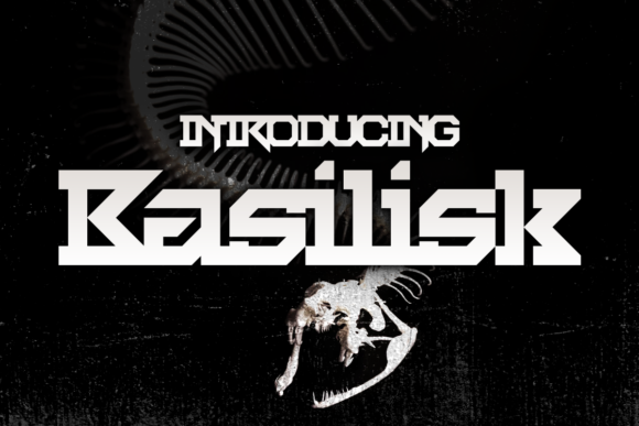 Basilisk: A Striking Display Font for Marketers