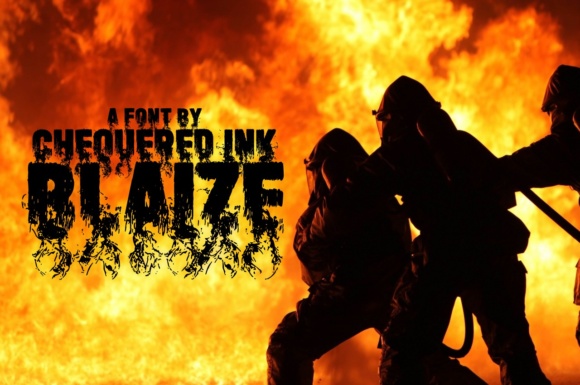 Blaize: A Fiery Display Font for Crafters