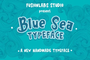 Blue Sea: A Handwritten Display Font for Editorial Design