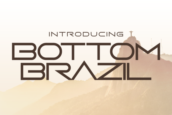 Bottom Brazil: A Classy Display Font for Web Design