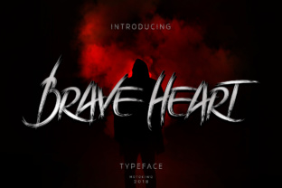 Brave Heart: A Bold Display Font for Urban Editorial Design
