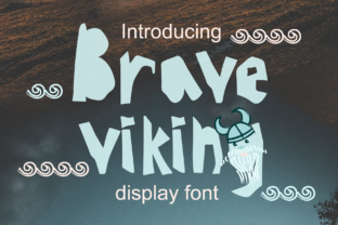 Brave Viking: A Bold Display Font for Modern Web Design