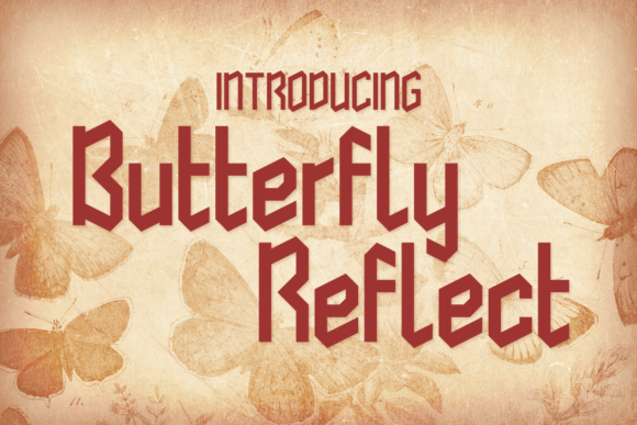 Butterfly Reflect: A Display Font for Editorial Elegance