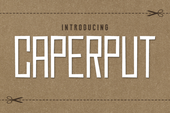 Caperput: A Distinctive Display Font for Editorial Design