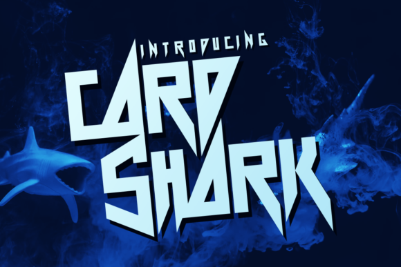 Card Shark: A Bold Display Font for Your Brand