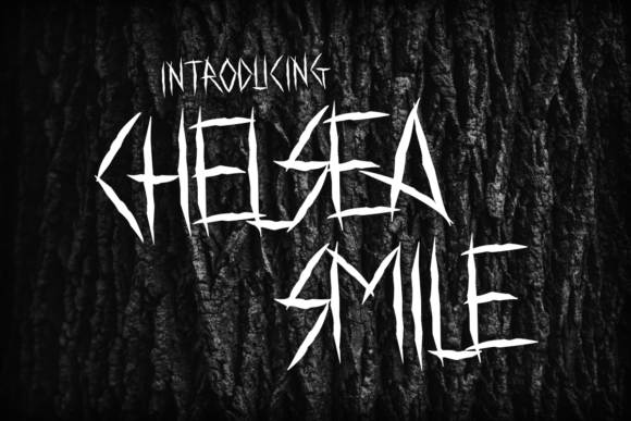 Chelsea Smile: A Scary Display Font for Bold Branding
