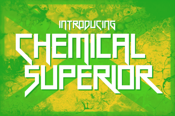 Chemical Superior: A Unique Display Typeface for Editors