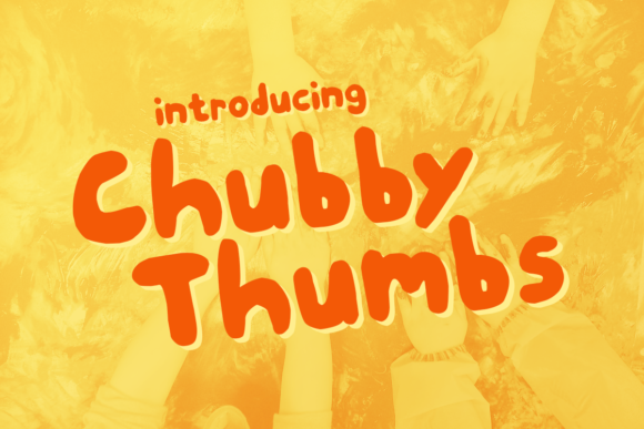 Chunky Thumbs: A Bold Display Font for Small Business Branding