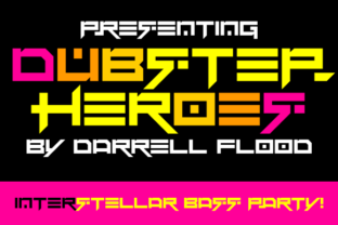 Dubstep Heroes: A Modern Display Font for Bold Editorial Design