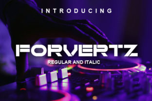 Forvertz: The Bold Display Font for High-Impact Campaigns