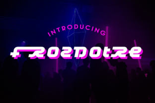 Frozdotre: A Nostalgic Display Font for Scroll-Stopping Digital Campaigns
