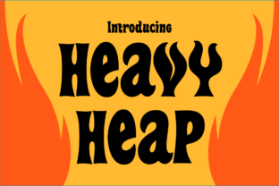 Heavy Heap: A Stylish Display Font for Branding