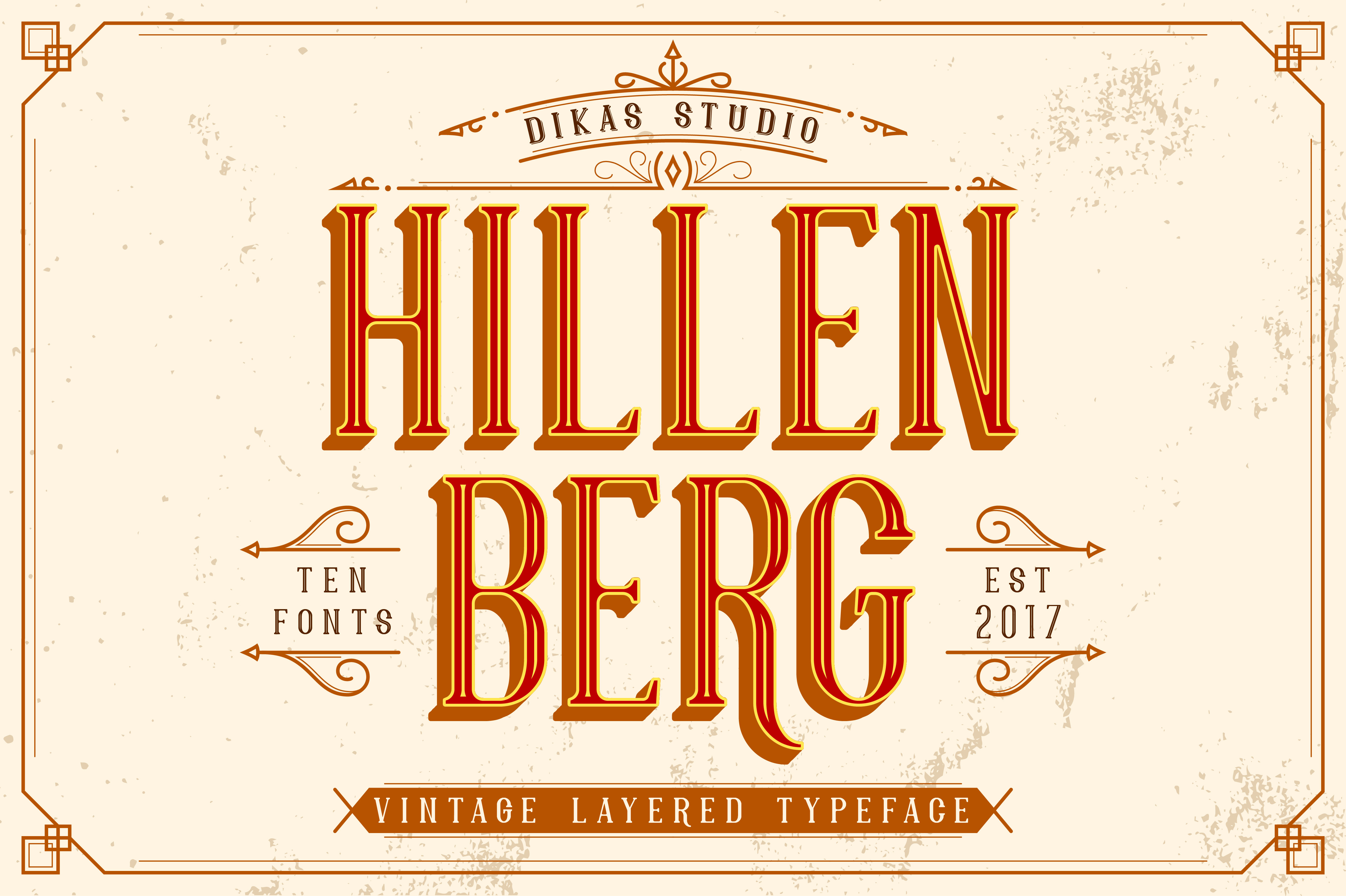 Hillenberg: A Vintage Display Font for Your Brand