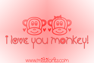 I Love You Monkey: A Sweet Display Font for Branding