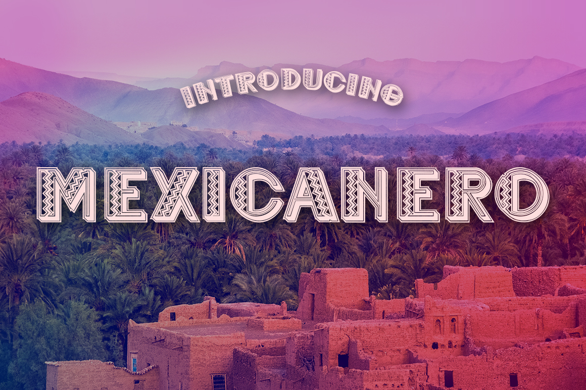 Mexicanero: A Vibrant Display Font for Editorial Design