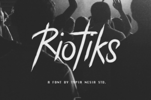 Riotiks: A Bold Display Font for Memorable Branding