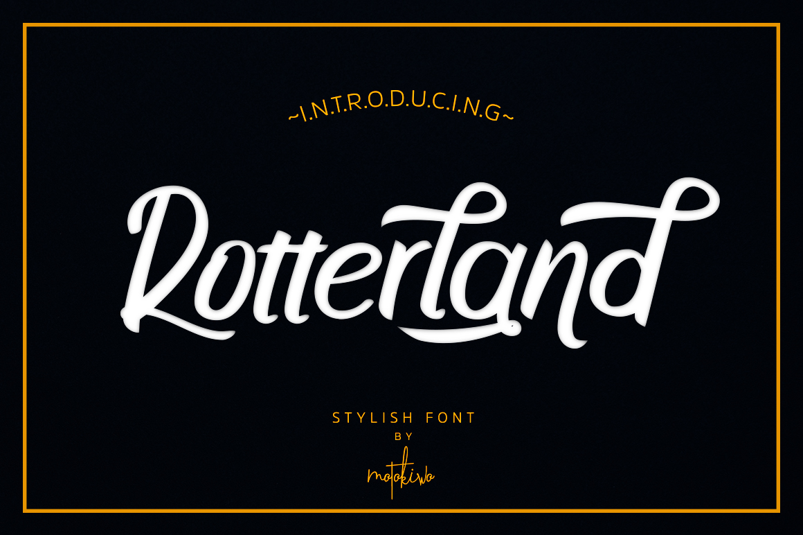 Rotterland: The Urban Brush Font for Bold Marketing