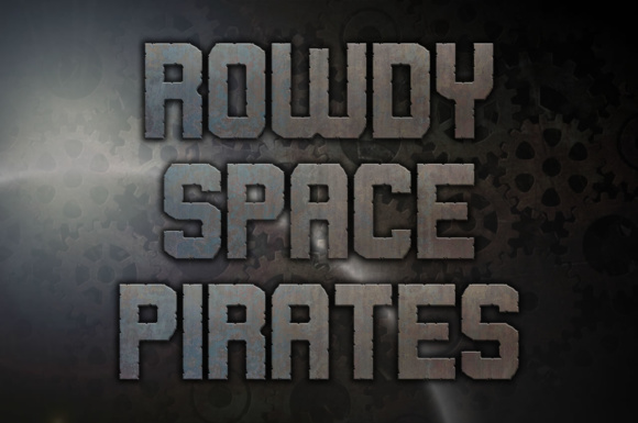Rowdy Space Pirates: A Bold Display Font for Web Design