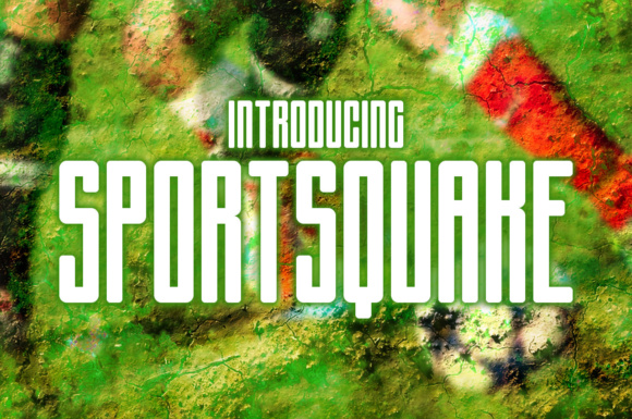 Sportsquake: A Bold Display Font for Makers