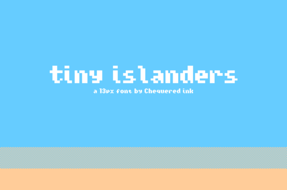 Tiny Islanders: A Retro Pixel Font for Bold Branding