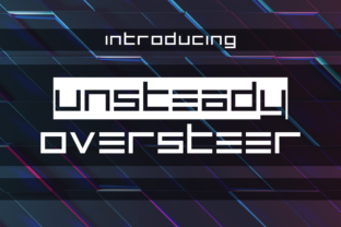 Unsteady Overseer: A Futuristic Font for Crafters